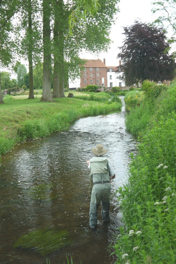 Downstream from the mill
